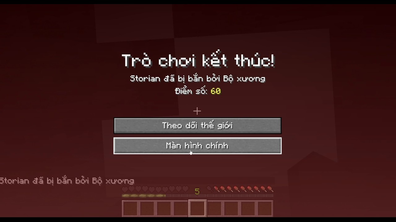 Test run Minecraft Hardcore (Lần 2)