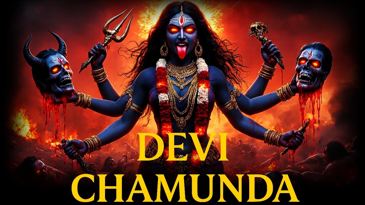  Birth of Devi Chamunda, untold story| The Fierce Form of Maa Durga 🔥#chamundadevi  #durgamaa