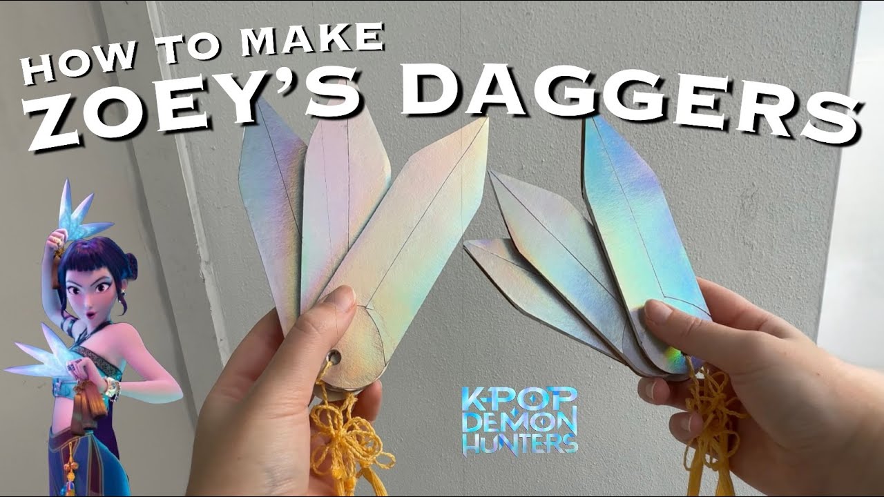 How to Make Zoey’s Daggers from K-Pop Demon Hunters