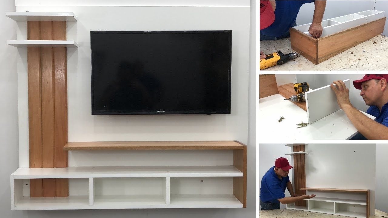 Rack para TV de Madera Fácil de hacer y Muy Bonito - Tutorial de carpinteria