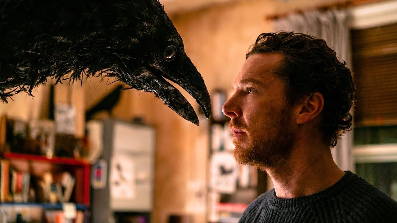Widower encounters a giant talking crow in his own home that knows too much about his wife