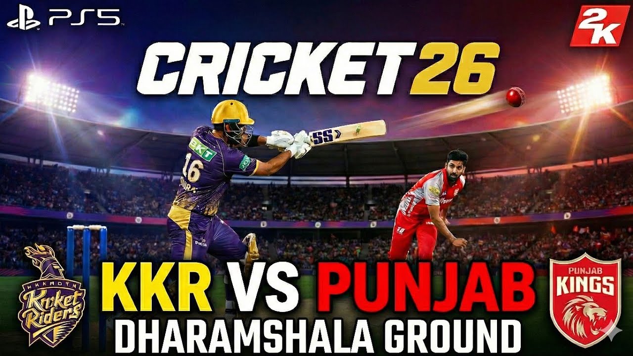 Cricket 26 KKR💜 VS PUNJAB♥️