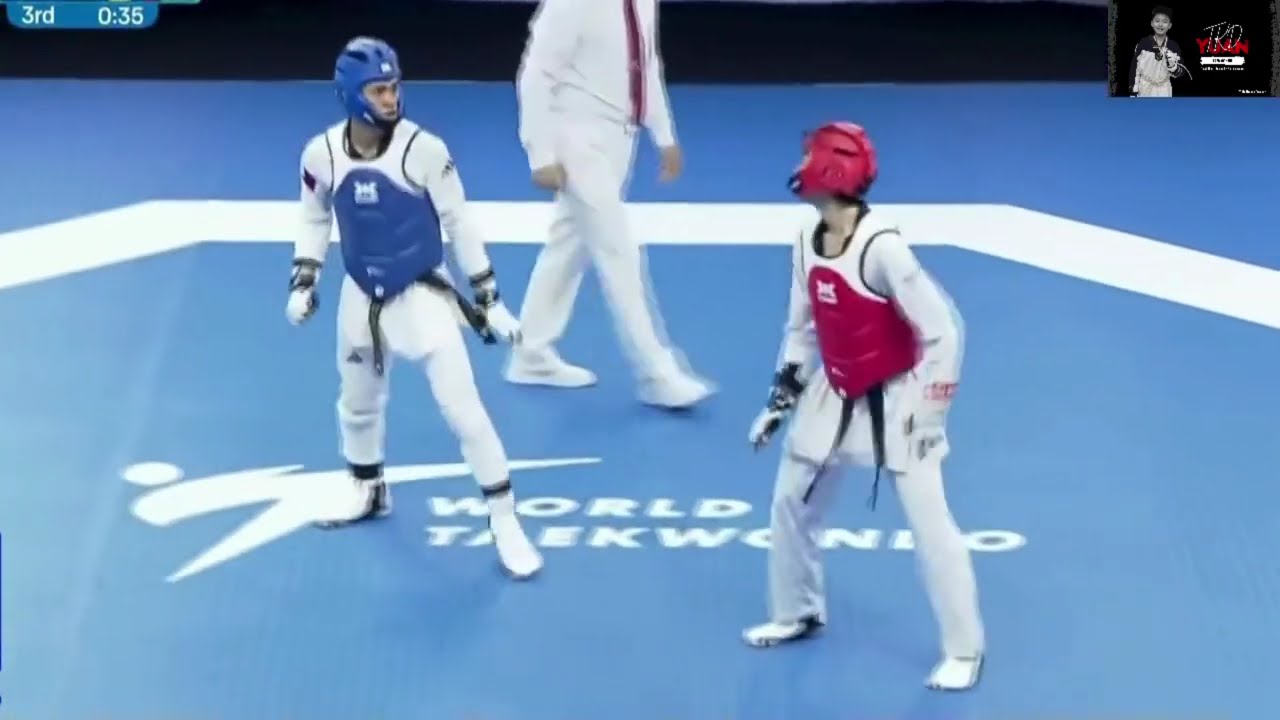 Olympian Kurt Barbosa opens his men’s 54kg Taekwondo Kyorugi run with an electrifying victory!