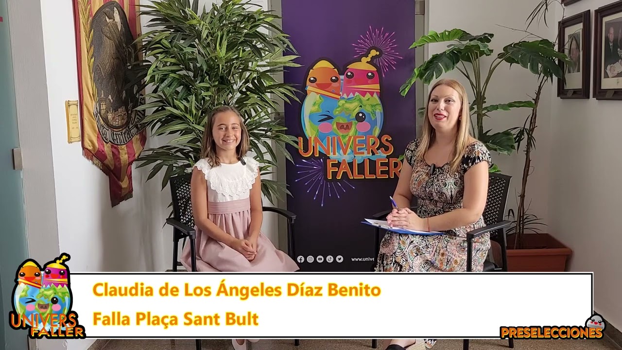 Candidata Infantil Claudia de Los Ángeles Díaz Benito Falla Plaça Sant Bult