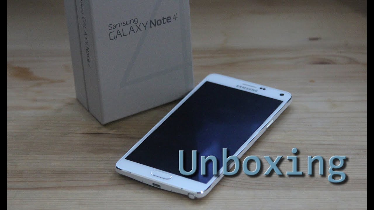 Samsung Galaxy Note 4 Unboxing and First Look