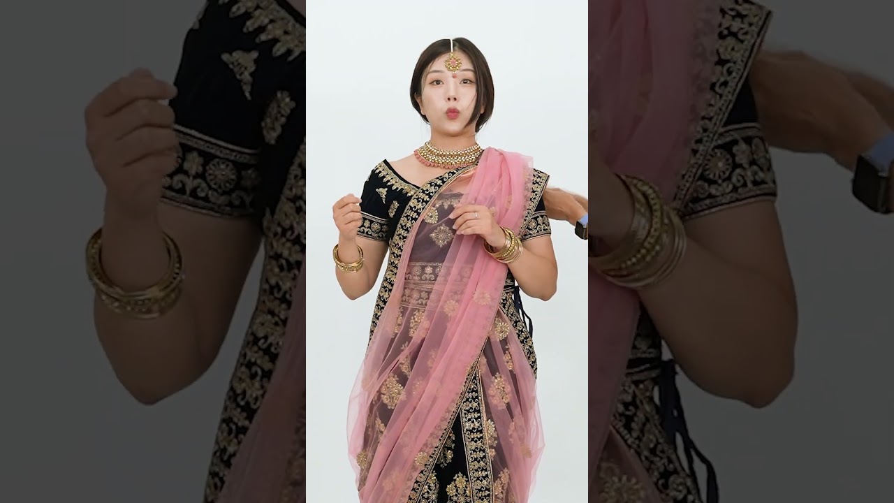 Примеряем традиционную индийскую одежду в Корее 😍🇮🇳 #india | KATCHUP