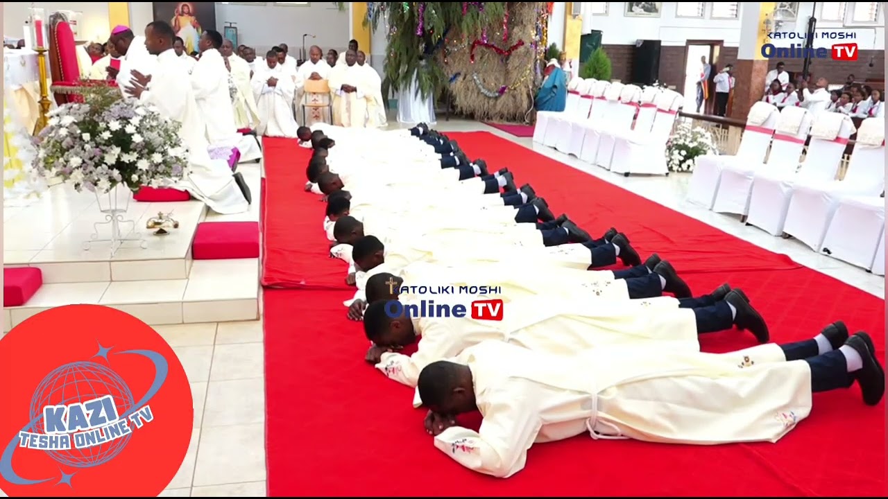  LITANIA YA WATAKATIFU  WOTE JIMBO KATOLIKI MOSHI WAKATI WA KUTOA DARAJA LA USHEMASI
