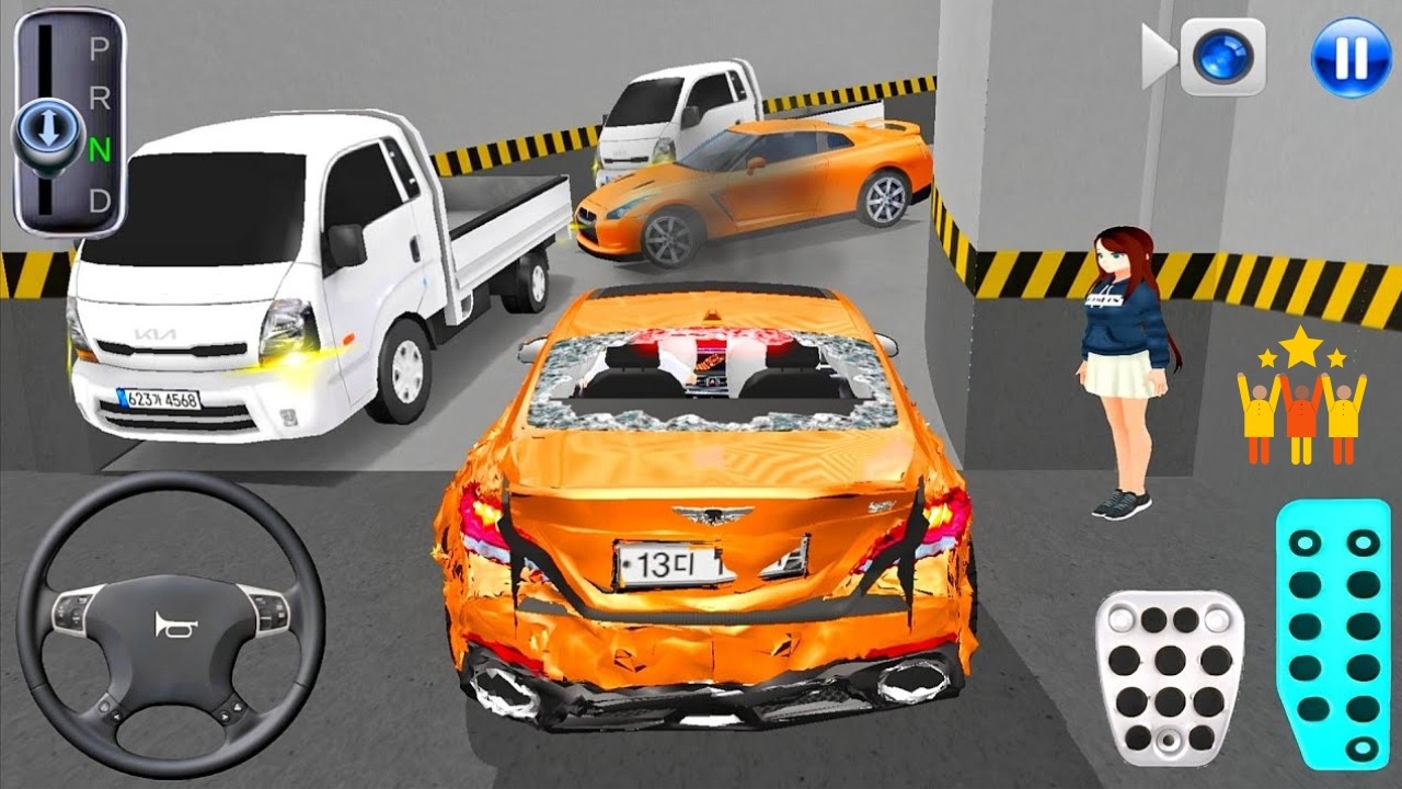 New Mercedes G27 Accident For Parking - 3d Driving Class android game || Car Game #gameplay #cargame