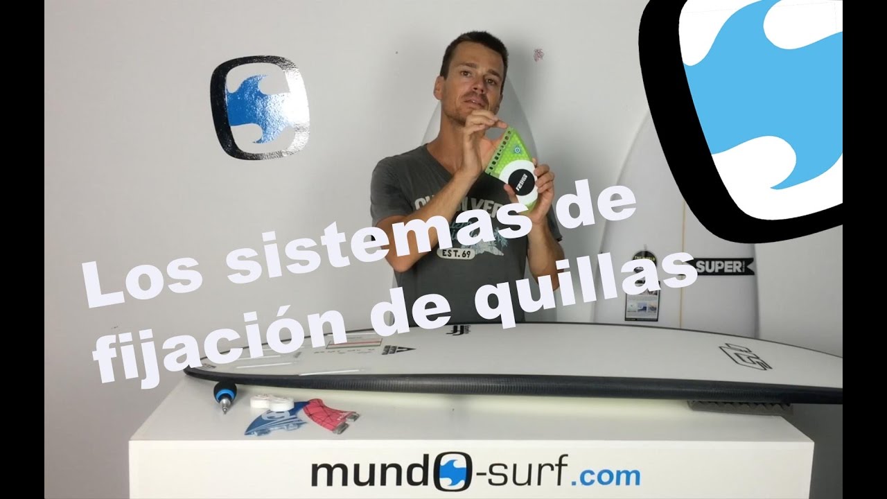 Los distintos sistemas de fijación de quillas para tablas de surf