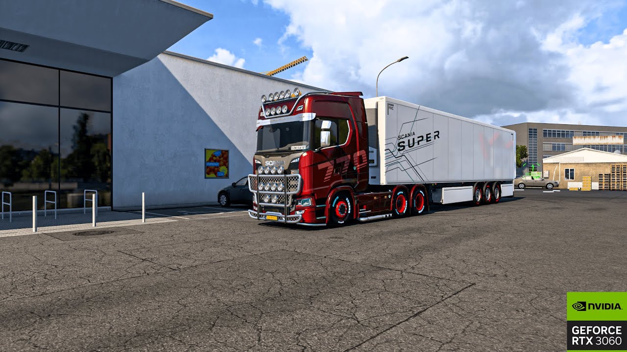 Scania V8 Drive Germany 770 Ultra Graphics RTX 3060 ETS 2 Gameplay