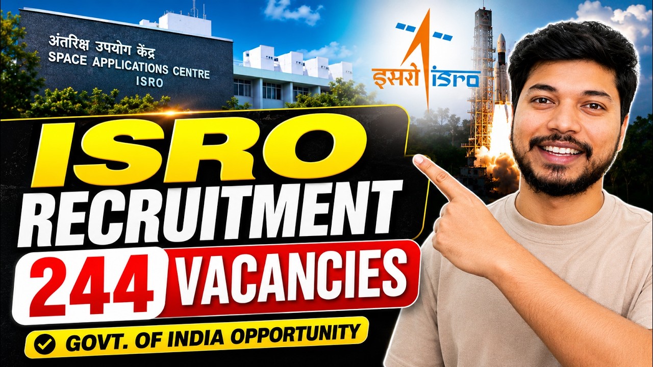 ISRO Recruitment 2026🚀 | Eligibility | Salary | Apply Process | Full Details