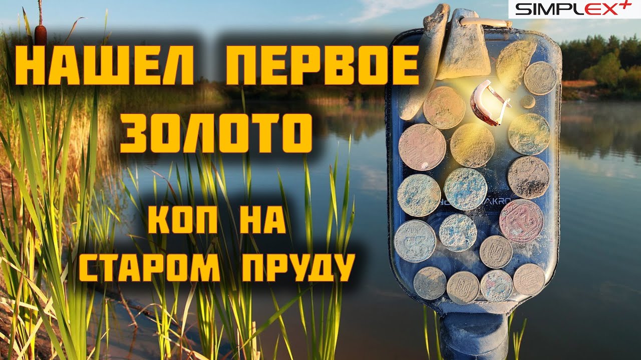 Перше золото з металошукачем Nokta Simplex Plus Тест на золото