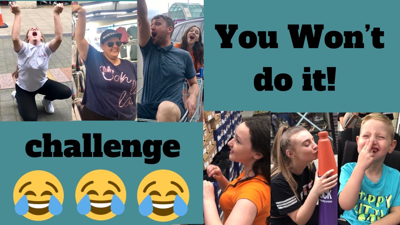 YOU WON'T DO IT CHALLENGE - IN THE CROWDED TOWN CENTRE