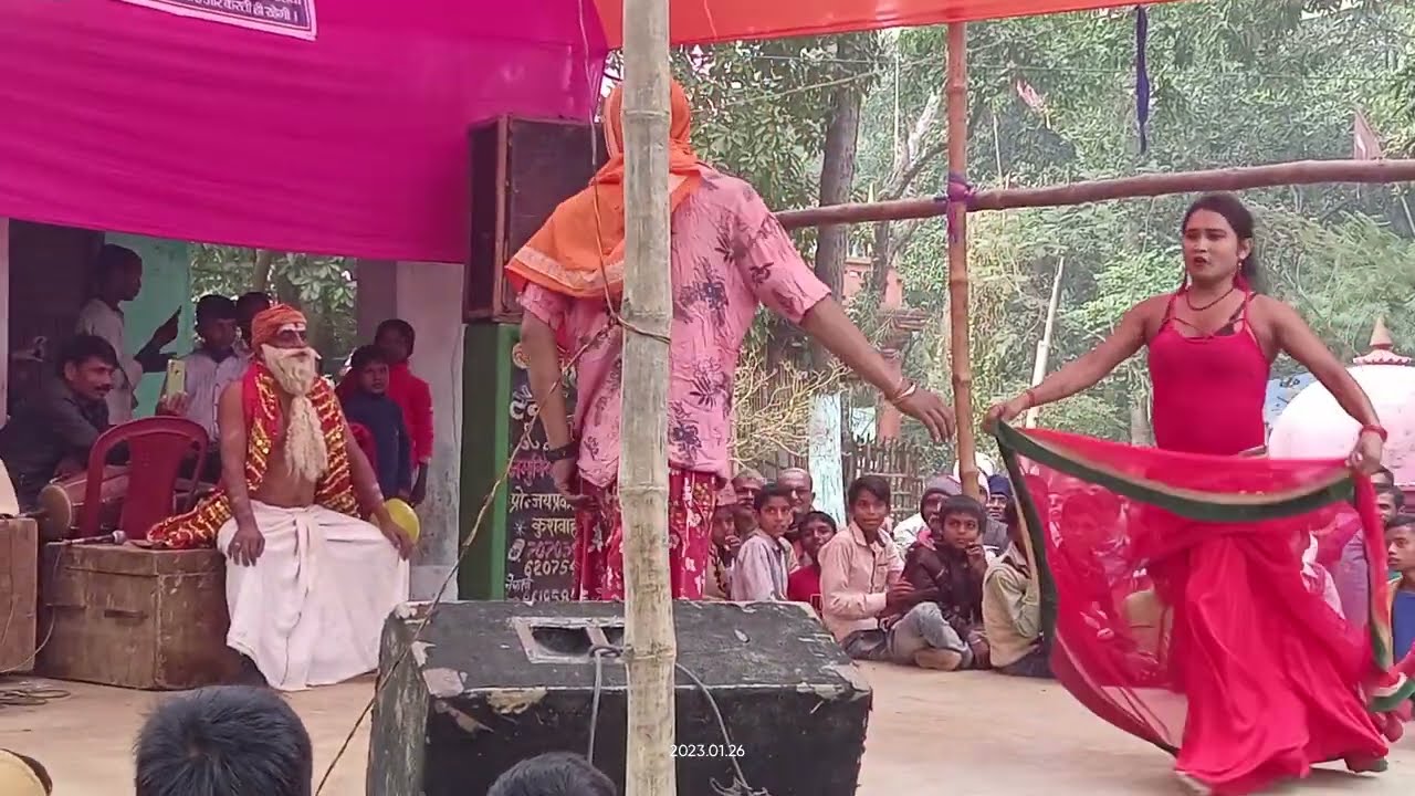 सूर्य से गांव में के बरम बाबा पूजा ली नाच #nocopyrightmusic #नाच #trending surme se gaon mein bara