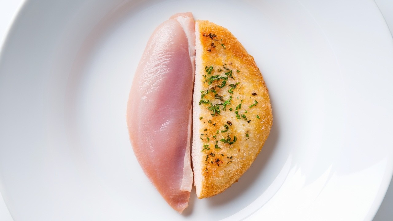Pechuga empanizadas al horno + tierna  #milanesa #pollo