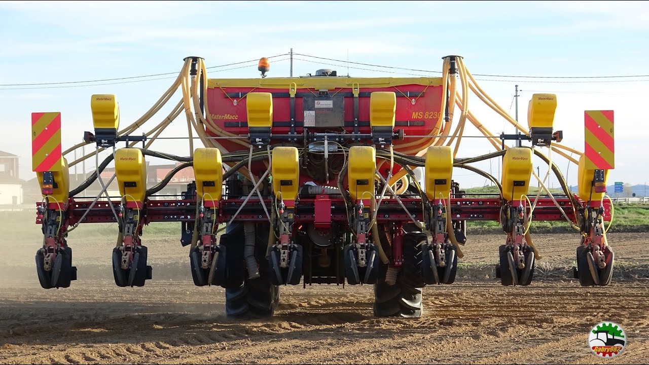 John Deere 6400 | MaterMacc MS 8230 | IL RISO D'ASCIUTTA