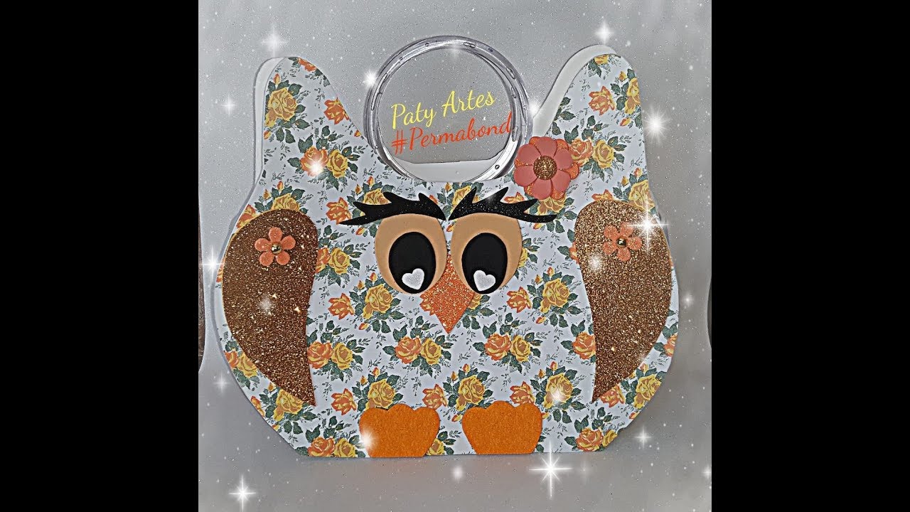 DIY BOLSA CORUJA EM EVA VOLTA &Agrave;S AULAS