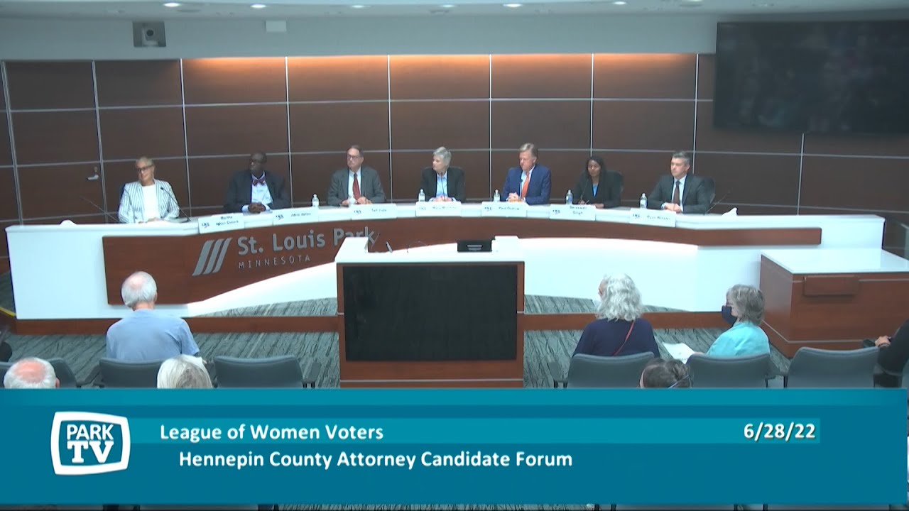 League Of Women Voter Hennepin County Attorney Forum June 28, 2022