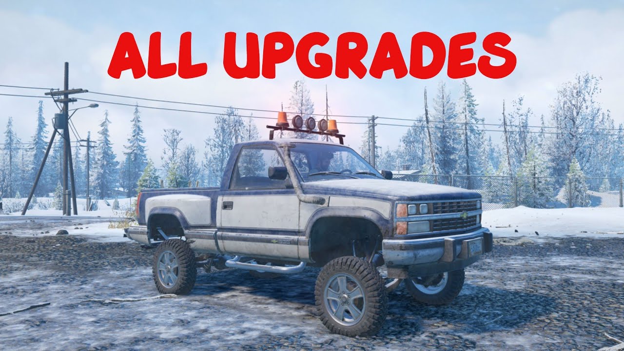 SnowRunner - All upgrade locations of the Chevrolet CK1500!