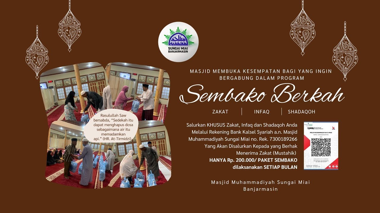 [Live] Sembako Berkah - 19 Syakban 1444 H