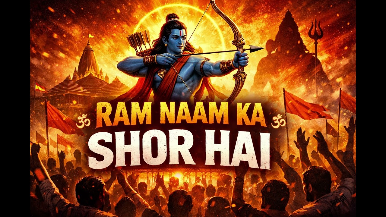 RAM NAAM KA SHOR HAI 🚩 | Powerful Hindi Rap Bhajan | Jai Shree Ram B-Series | Rap & Melodic Songs