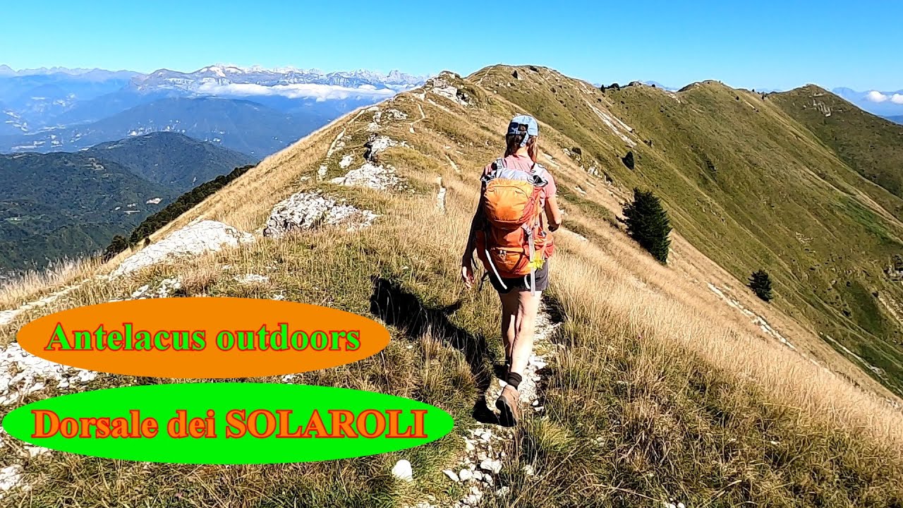 Dorsale dei Solaroli - Massiccio del Grappa, da Pian de la Bala lungo le trincee della Grande Guerra