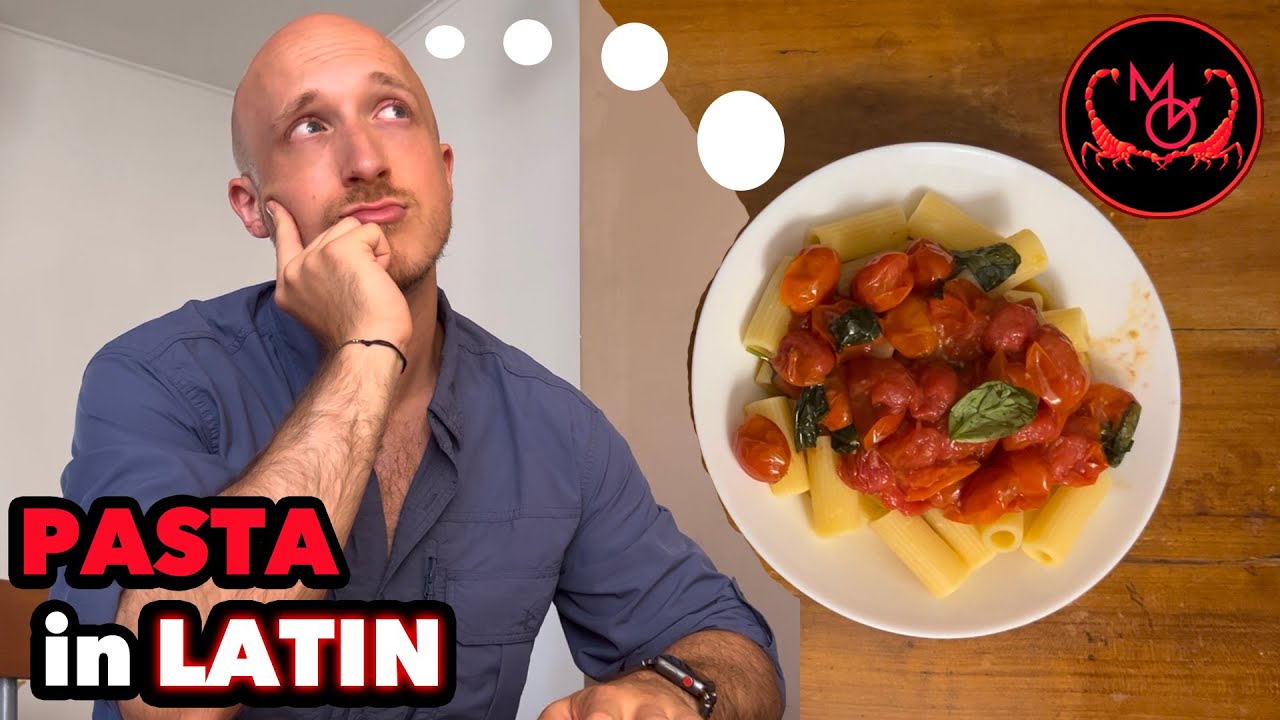 How to Cook Dinner in Latin 🍝 Pasta with Tomato Sauce
