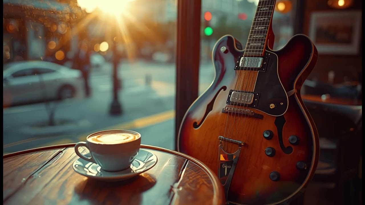 Mellow Jazz Guitar – Warm Evening Café Vibes | Relaxing Instrumental