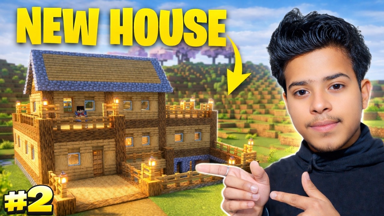I BUILT MY DREAM HOUSE IN MINECRAFT 😱 MINECRAFT GAMEPLAY #2