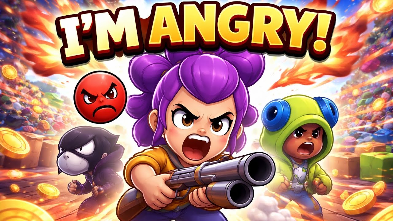 Έπαιξα brawl stars με τον ξάδερφό μου (νευρίασα)