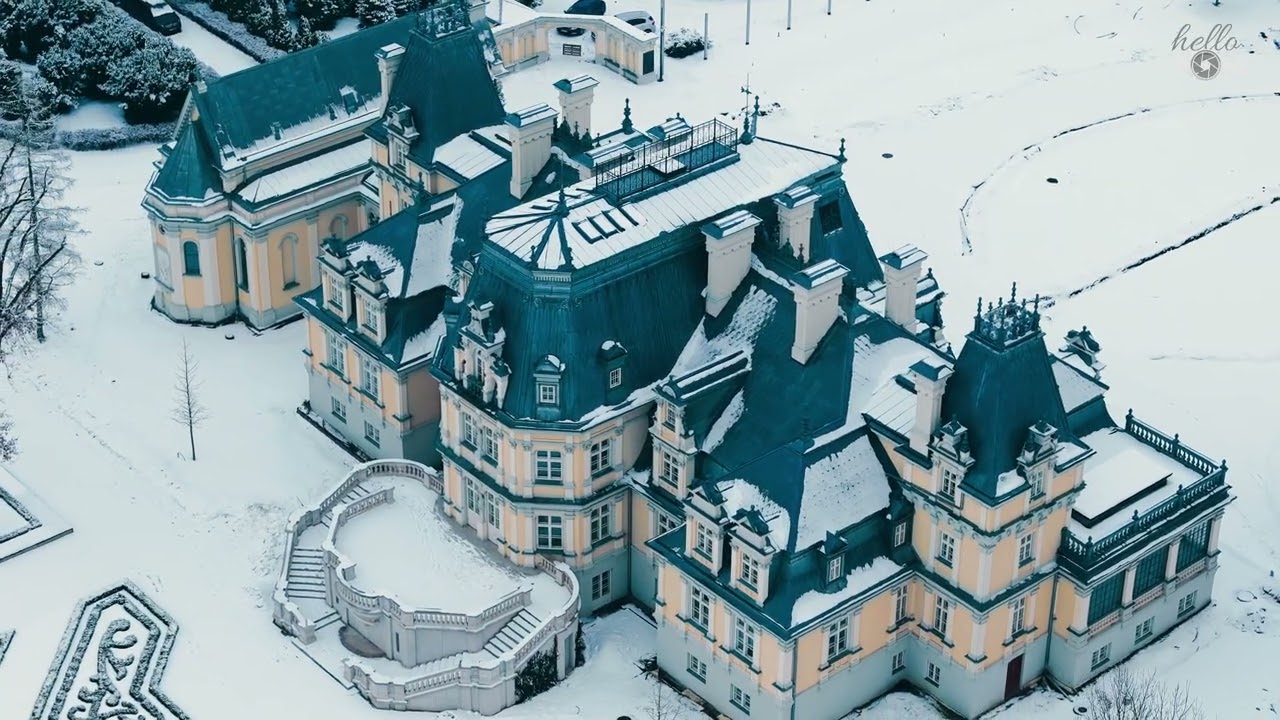Pałac Sobańskich w Guzowie | 01.2026 | Dron