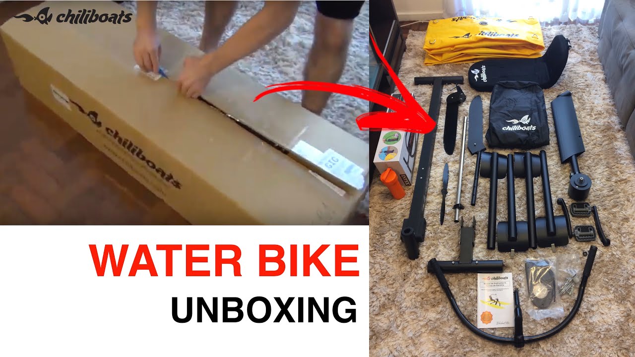 Unboxing Chiliboats Waterbikes