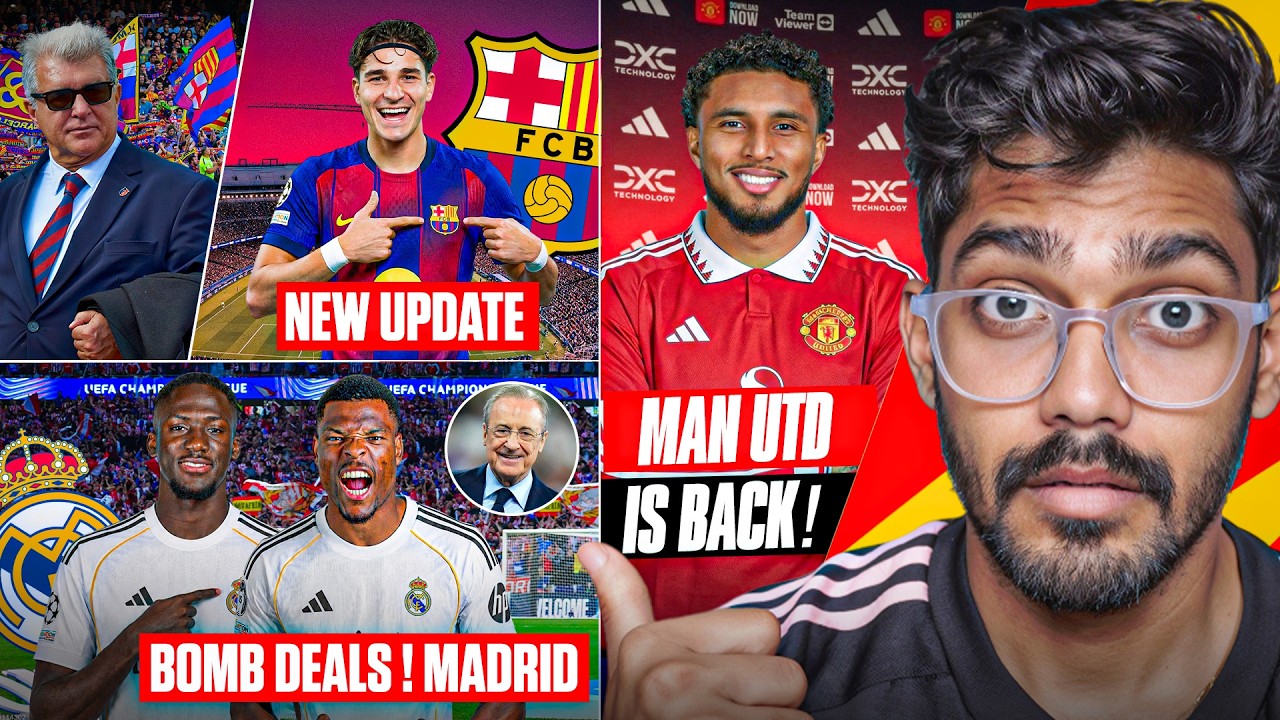 Real Madrid SIGNS Konate & Dumfires ! Alvarez Agrees Barca transfer| Ederson to Man Utd is he GOOD ?