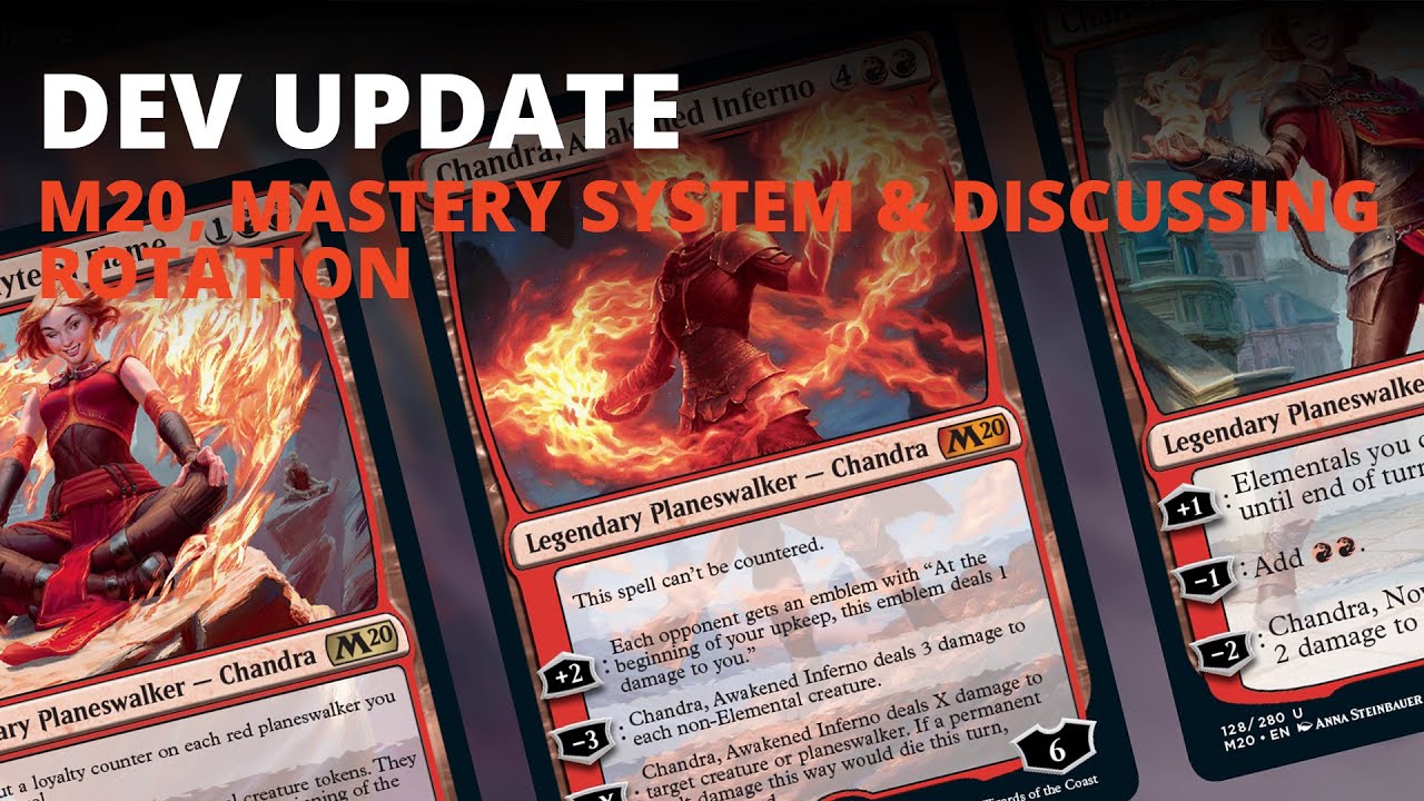 MTG Arena | Developer Update: M20, Mastery System & Discussing Rotation