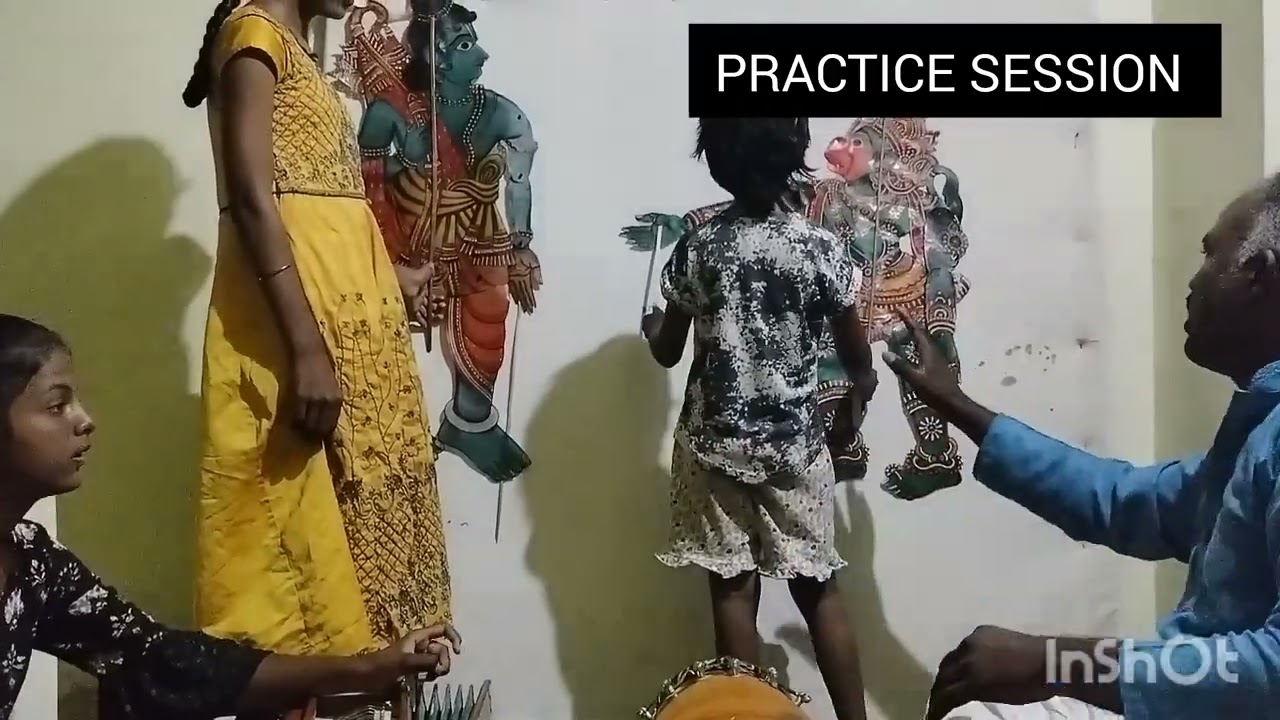 practicing puppet show at home # practice session