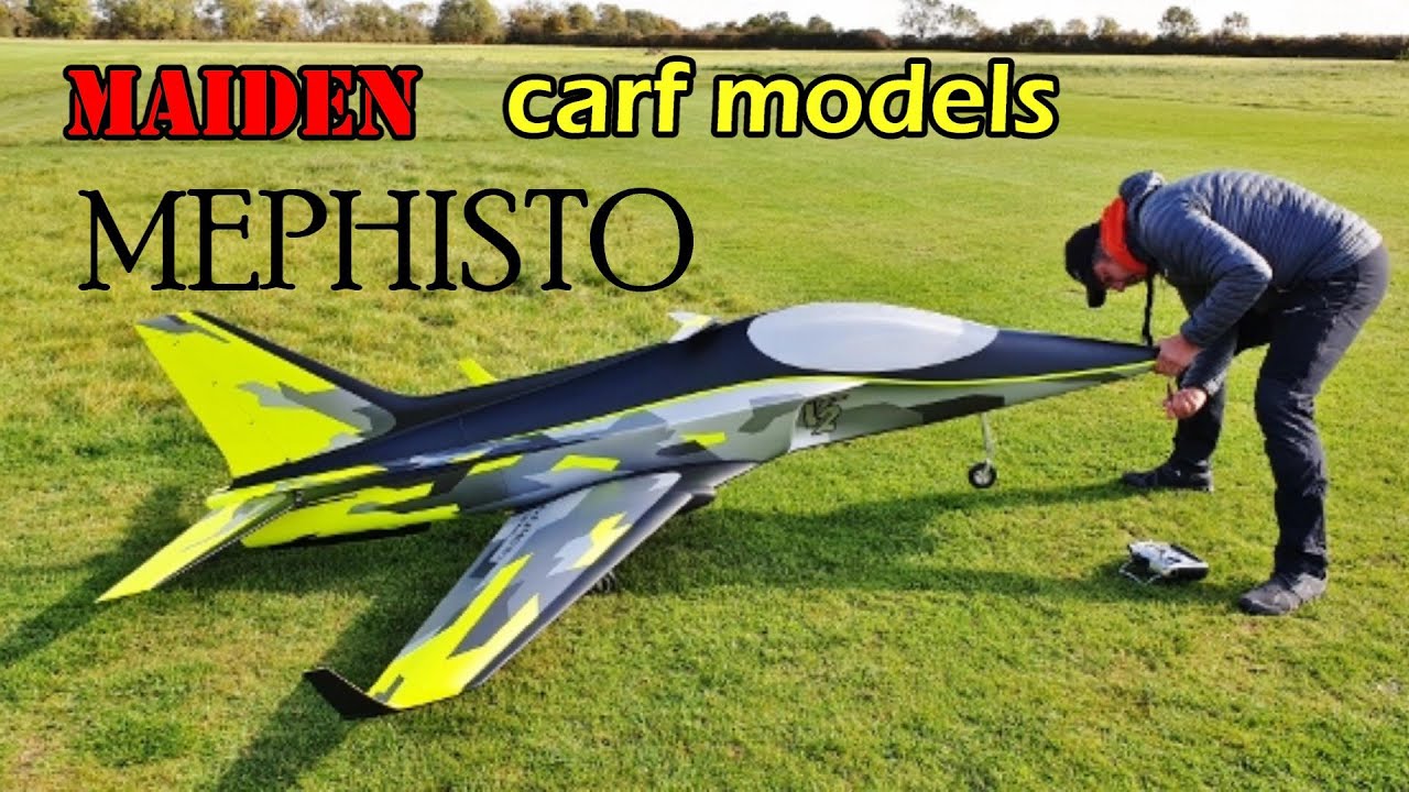 MAIDEN - CARF MODELS MEPHISTO V2 VECTORED THRUST SPORTS JET - RC JET FLYERS UK - BUCKMINSTER - 2020