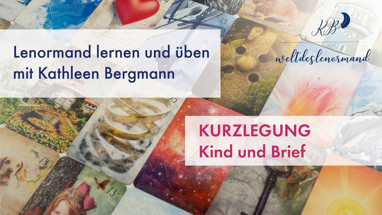 Lenormand Kurzlegung - schnell und einfach die Kombination Kind und Brief erklärt