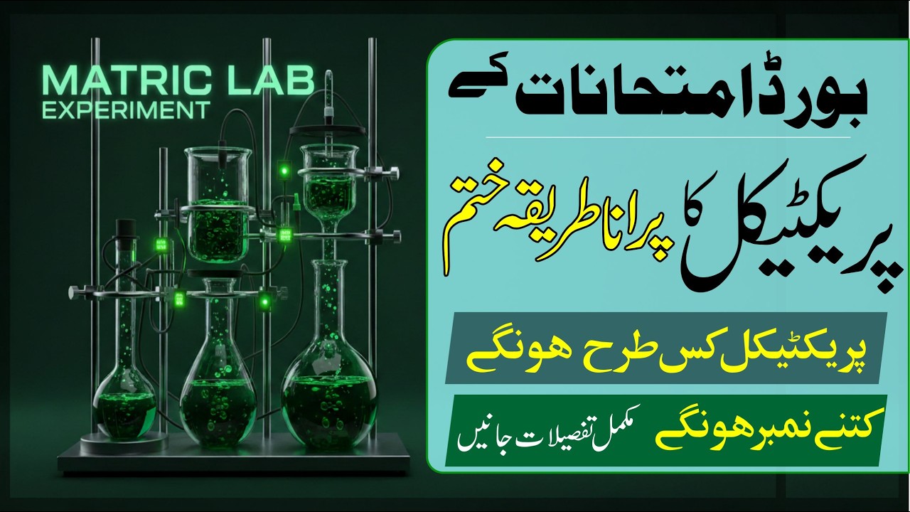 New Practical Examination Marking Scheme 2026 for Matric & Intermediate | Board Exams 2026 Practical