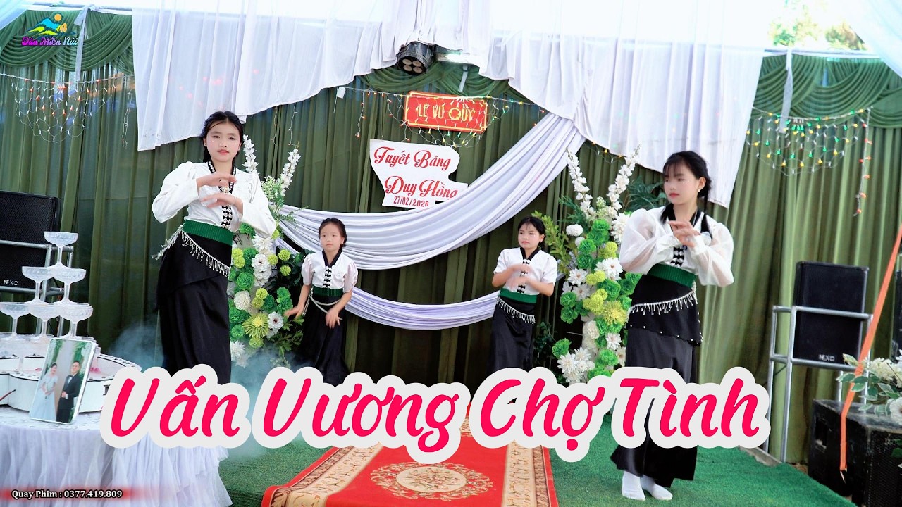 TÌNH NGƯỜI TÌNH ĐẤT YÊN CHÂU - ĐỘI VĂN NGHỆ GIA ĐÌNH MÚA MỪNG LỄ VU QUY : TUYẾT BĂNG & DUY HỒNG