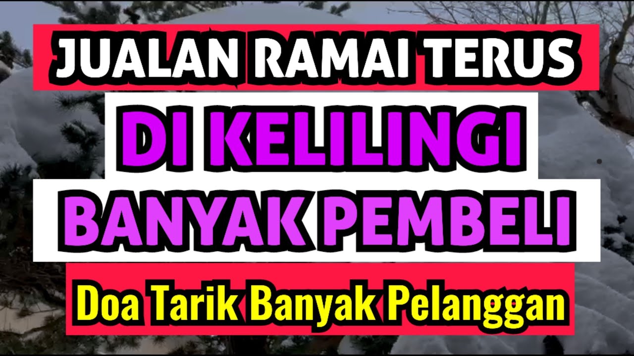Bismillah Jualan selalu di kelilingi pembeli tiap hari dengan 1 wasillah doa mustajab
