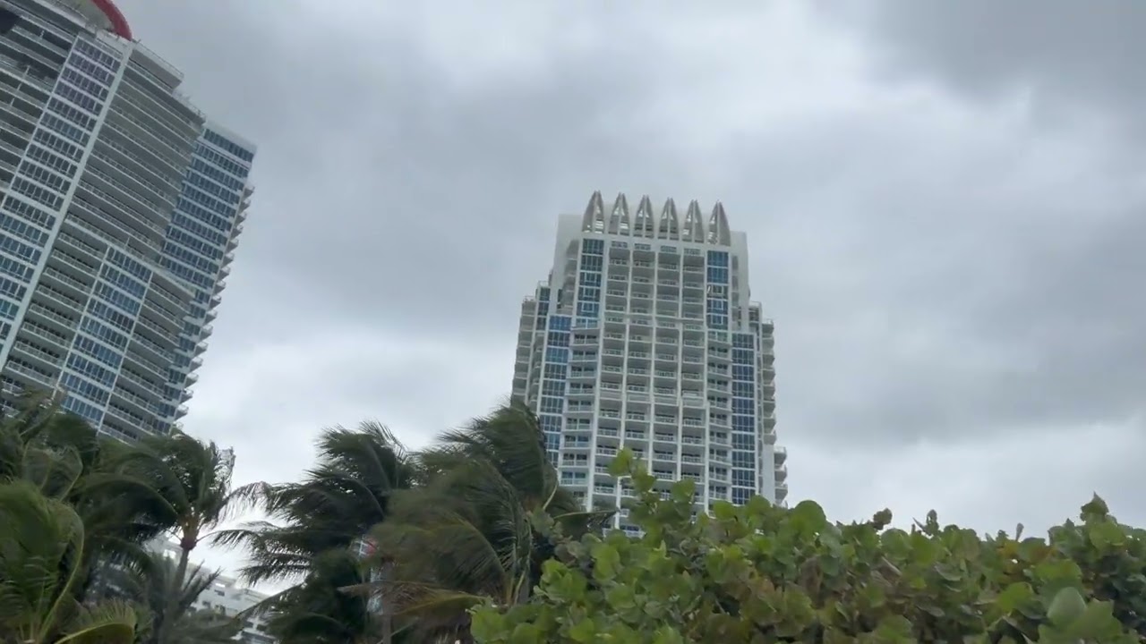 Miami Beach gloomy day 