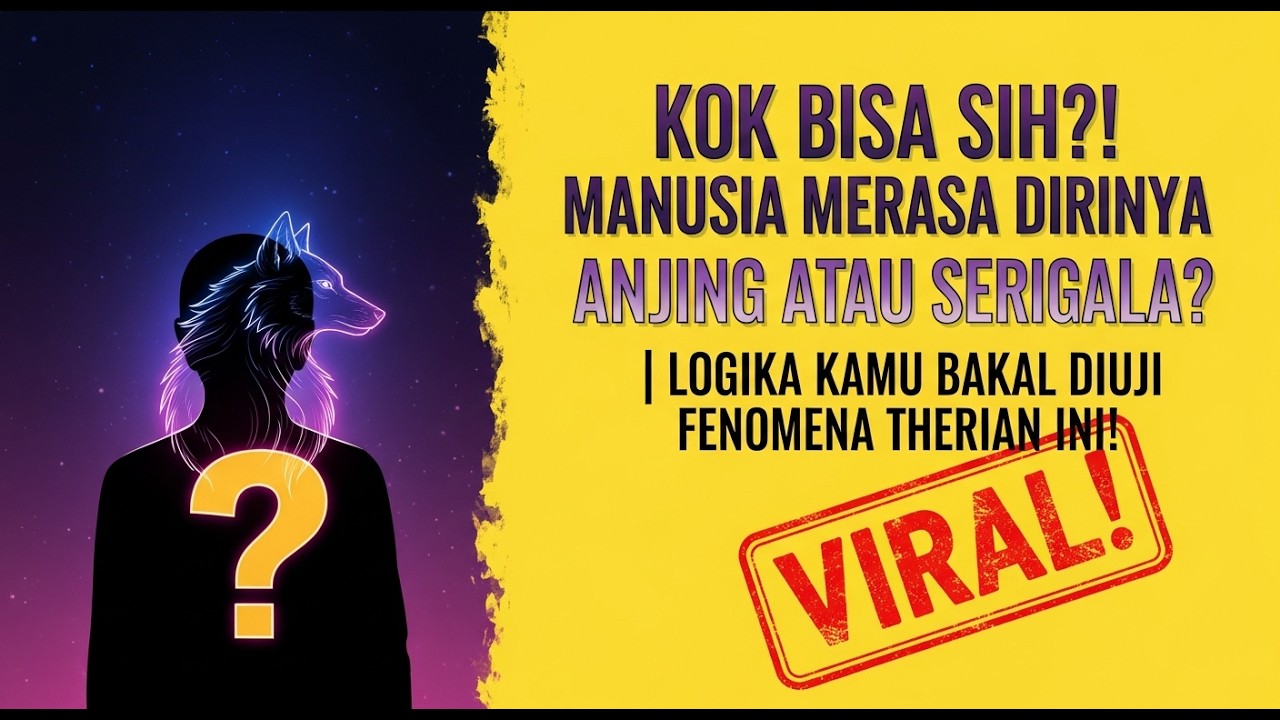 KOK BISA SIH.!! Manusia Merasa Dirinya Anjing atau Serigala?Logika Kamu Bakal Diuji Fenomena Therian
