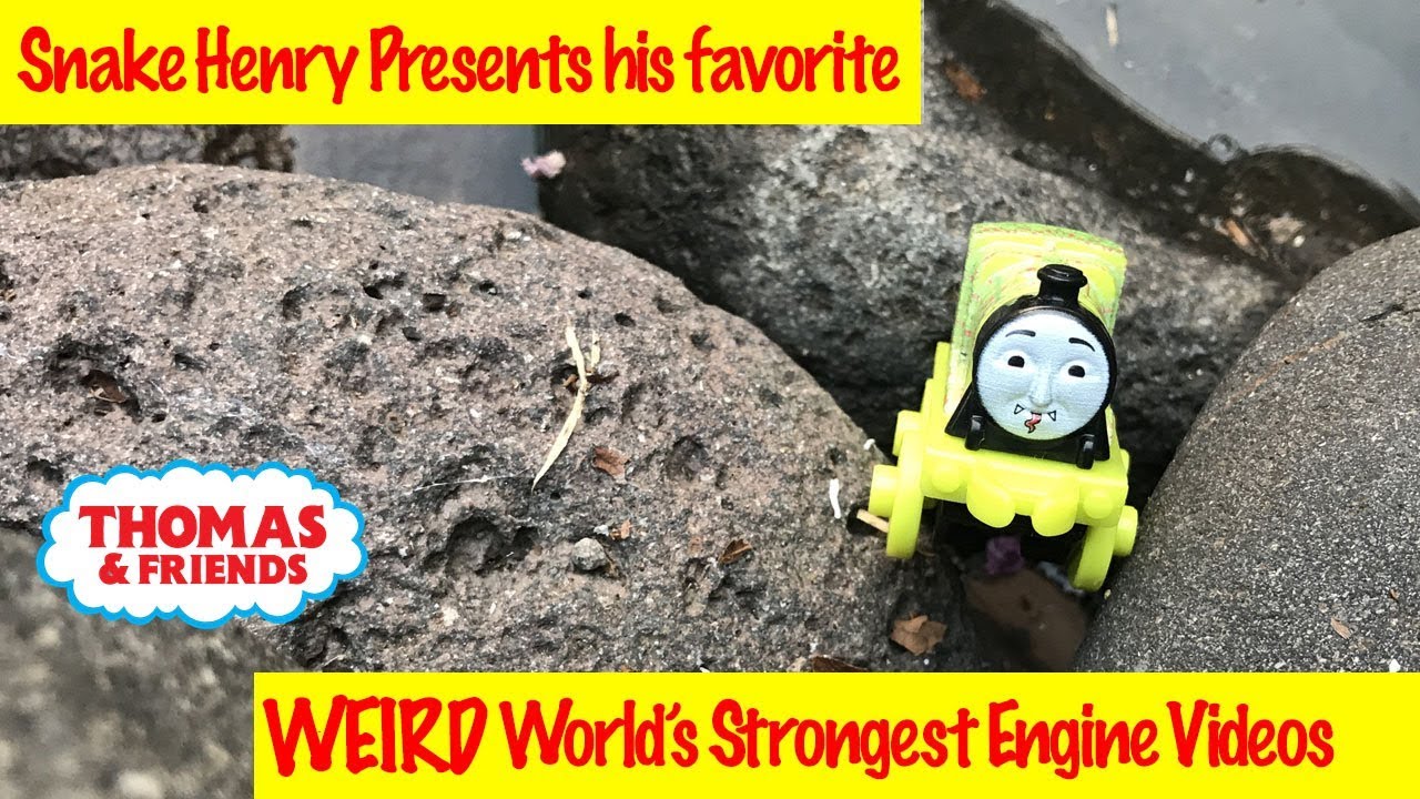 Thomas & Friends Super Weirdest World's Strongest Engine with Snake Henry