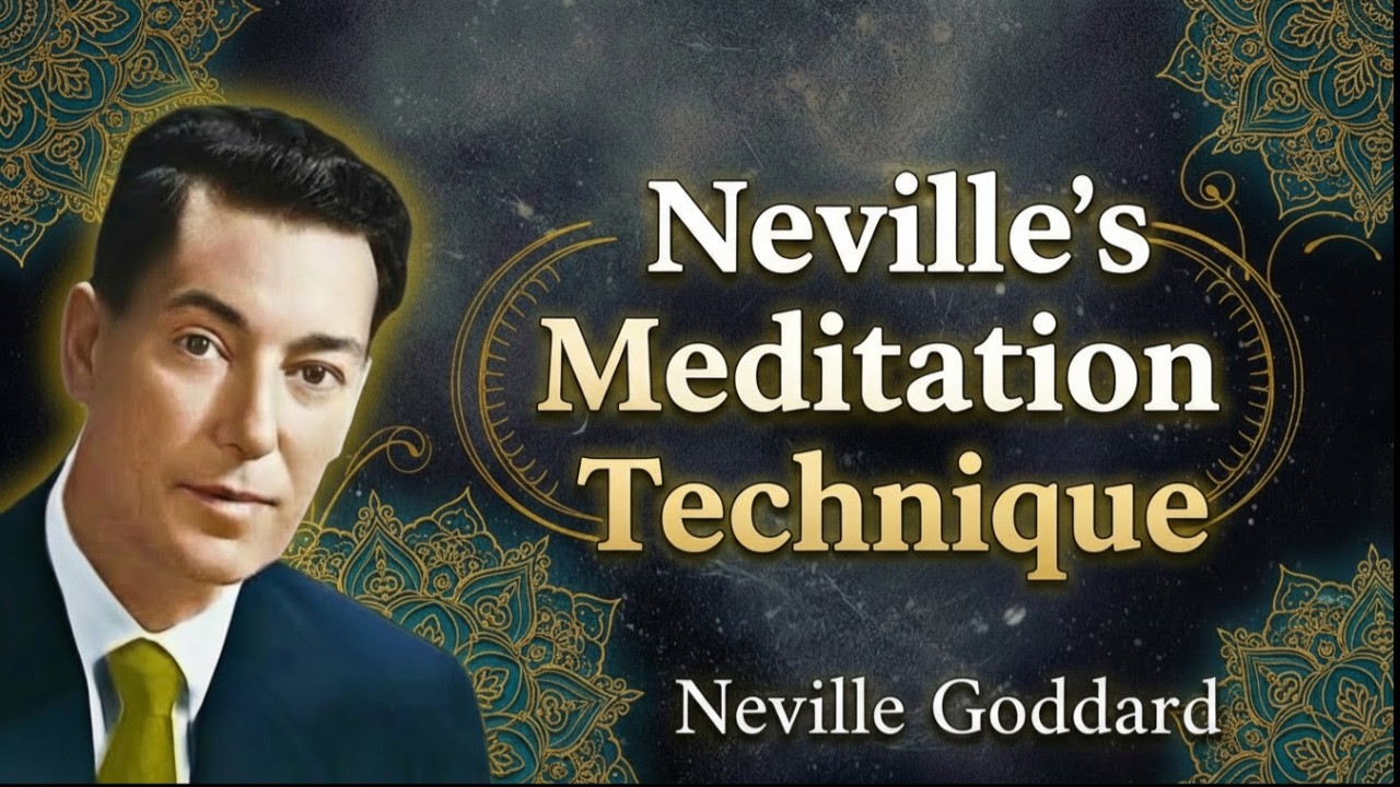 NEVILLE GODDARD’S SECRET MASTERCLASS TO MEDITATE, PERCEIVE, AND REVEAL THE TRUE SELF