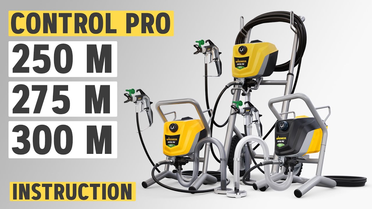 Control Pro 250 M, 275 M et 350 M - Preparation, Nettoyage, Accessoires | WAGNER