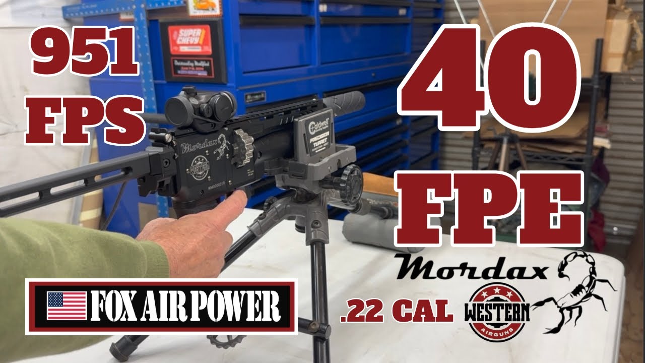 WESTERN AIRGUNS .22 CALIBER MORDAX CHRONOGRAPH DAY 💪 AT FOX AIR POWER