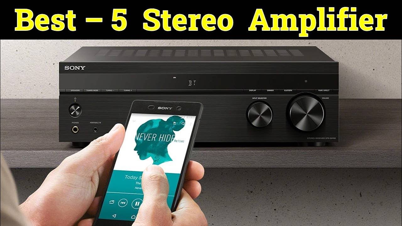 Top 5 Best Stereo Amplifiers of 2025 | Clean Power, Hi-Fi Sound & Streaming