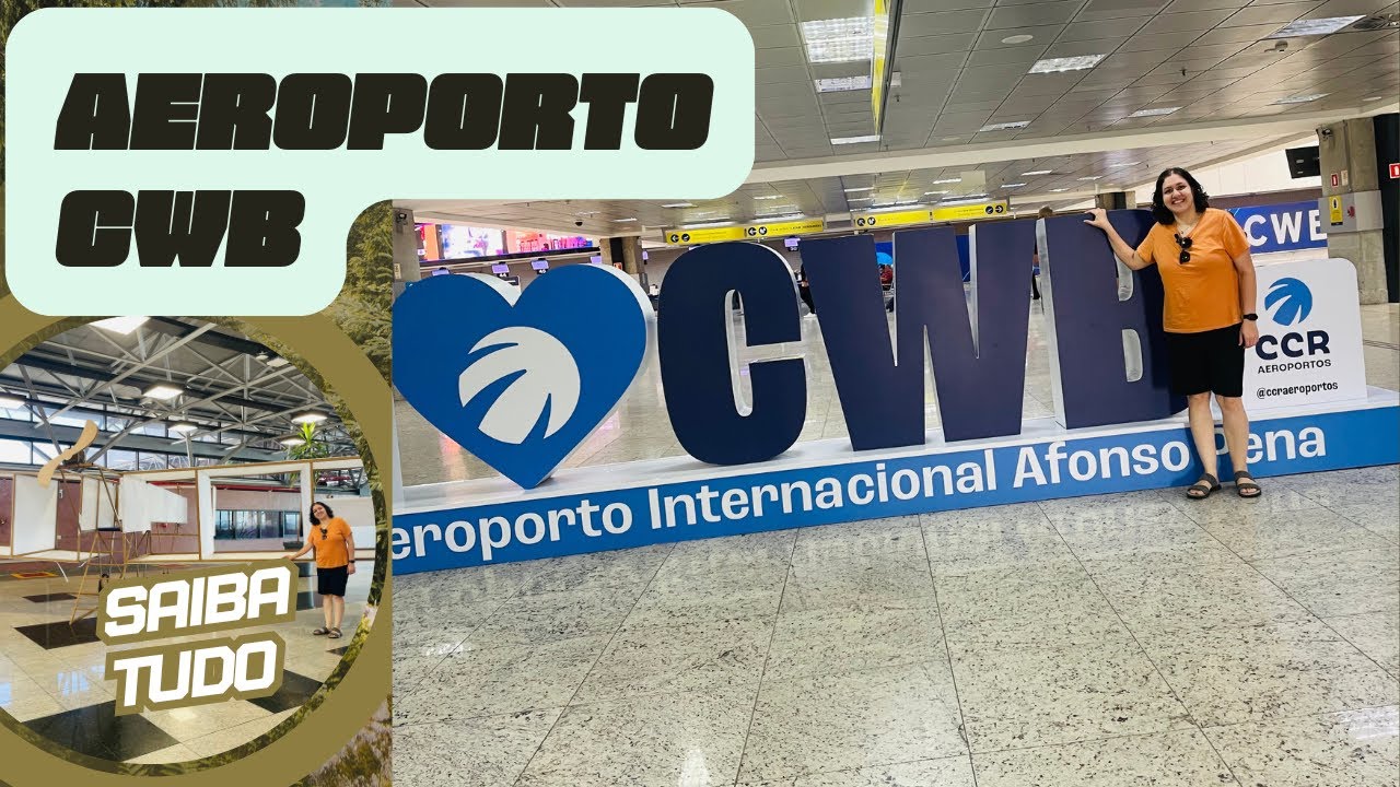 Vlog 17- AEROPORTO DE CURITIBA - CWB