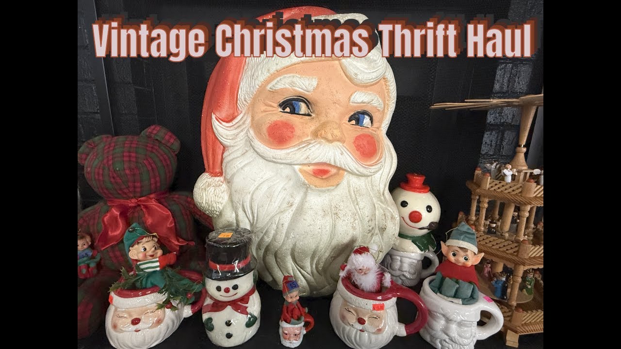 Vintage Thrifted Christmas Haul 2025