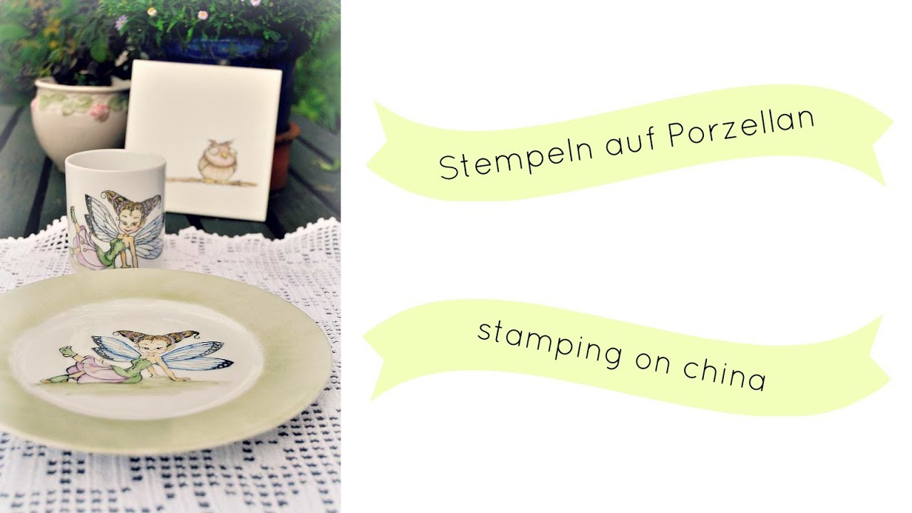 Porzellan stempeln | spülmaschinenfest